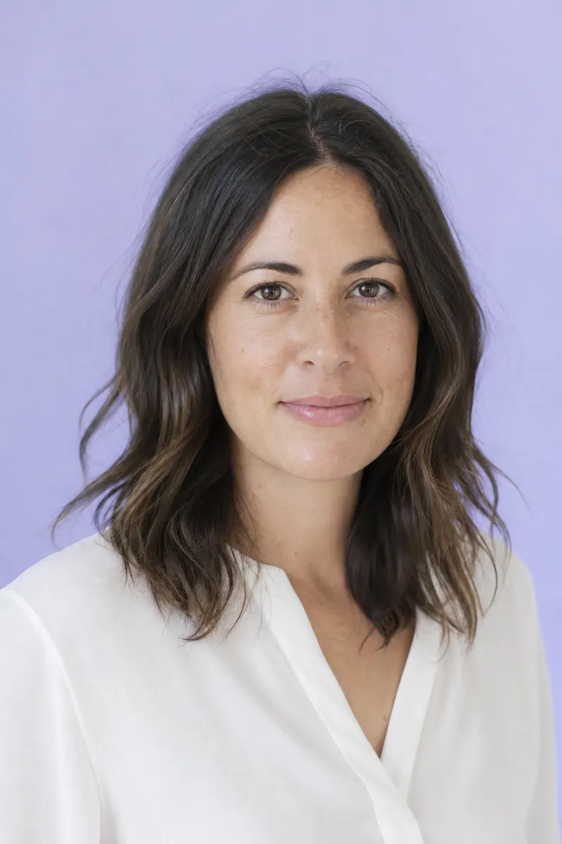 Retrato de Núria Folch, diseñadora textil de Veladura